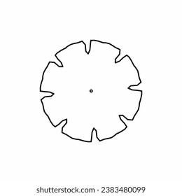 tree top view, tree 2 dimension, tree architectural
