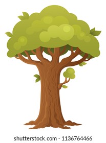 Tree topic image 1 - eps10 vector illustration.