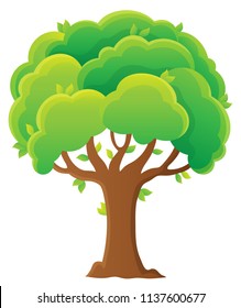 Tree topic image 8 - eps10 vector illustration.