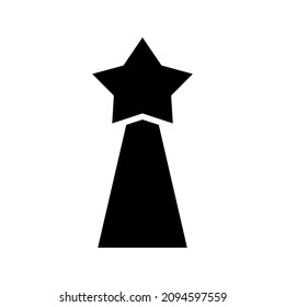 tree topper icon or logo isolated sign symbol vector illustration - high quality black style vector icons

