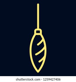 Tree toy icon. Outline tree toy vector icon for web design