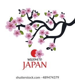 tree traditional japanese icon design