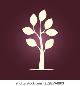 Árbol de arte de moda buena Ilustración vectorial abstracta colorido útil design.eps