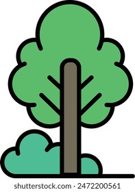A tree with a trunk and branches. The tree is black and white