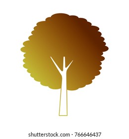 tree trunk bush nature forest icon
