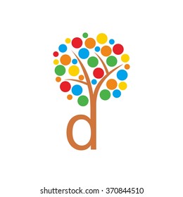 tree trunk d logo