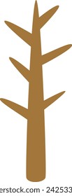 Tree Trunk Icon Vector Illustration