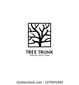 Tree Trunk Logo Design Inspiration