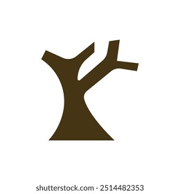 Tree trunk logo icon art