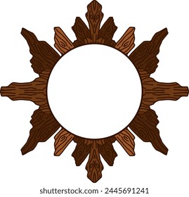 Tree Trunk Ornament Frame Border For Nature Decoration Theme	