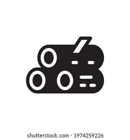 Tree Trunk vector solid icon. Park and Nature symbol EPS 10 file