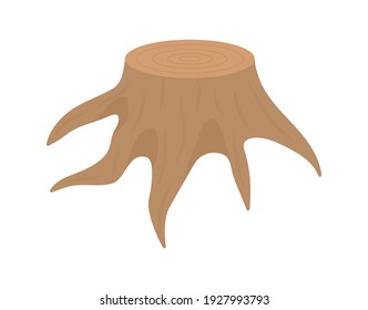 tree trunk wooden isolated icon