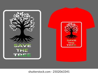 TREE T-SHIRT  WITH T-shirt design