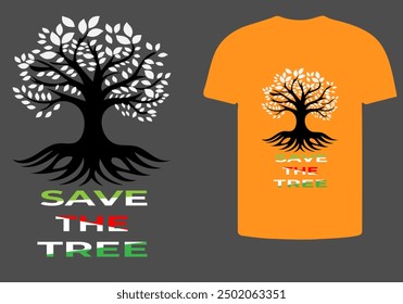 TREE T-SHIRT  WITH T-shirt design