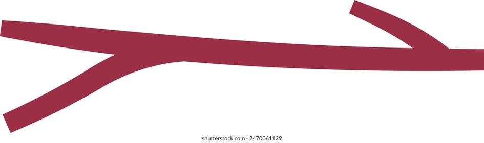 Tree Twig Icon Vector Illustration