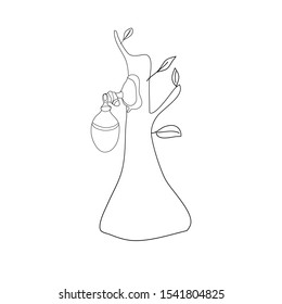 Tree use the respirator vector line