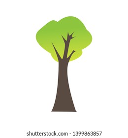 Tree vecor icon design template