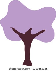 tree vecter design use for graphic
