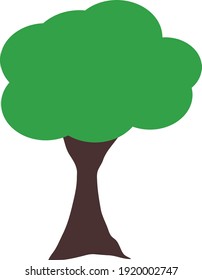 tree vecter design use for graphic