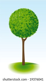 Tree. Vector.