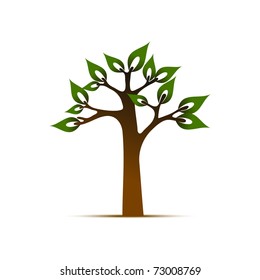 Tree Vector Stock Vector (Royalty Free) 73008769 | Shutterstock