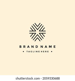 Tree vector abstract icon. Nature trees vector illustration logo design.