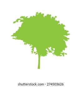 Tree vector background.