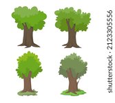 Tree vector clip art design