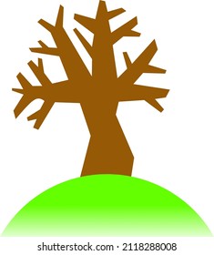 tree vector collection for logo illustration background 