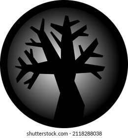 tree vector collection for logo illustration background 