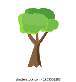 tree vector design. Can be used for print, wallpaper, decoration, stickers, additional editing elements.