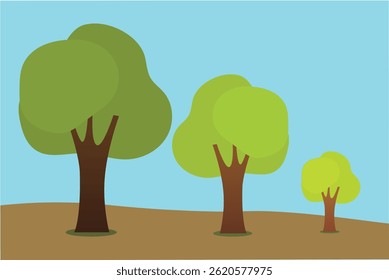 Tree Vector Design Illustration Use For Poster
