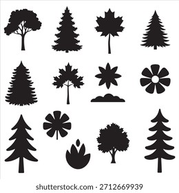Baumvektordesign. line art design .shilhouette design. Baumshilhouette
