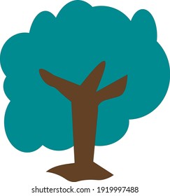 tree vector design use for graphic