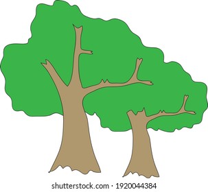 tree Vector design use for graphic