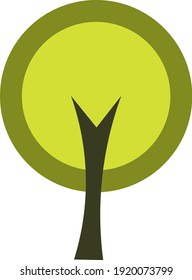 tree vector design use for graphic