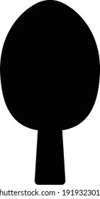 tree vector glyph flat icon