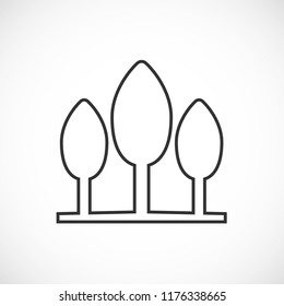 tree   vector icon 10 eps