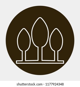 tree   vector icon 10 eps