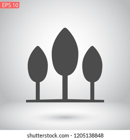 tree   vector icon 10 eps