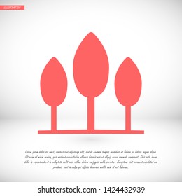 tree   vector icon 10 eps , Lorem ipsum Flat design