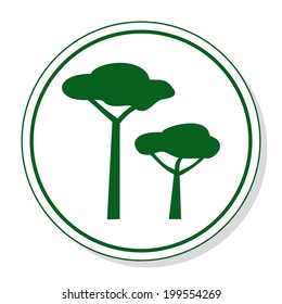 tree vector icon