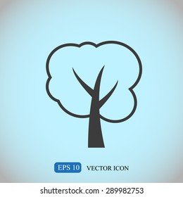 Tree vector icon 