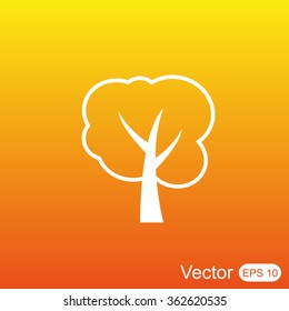 Tree vector icon