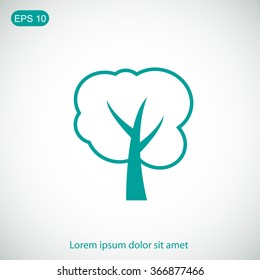 Tree vector icon