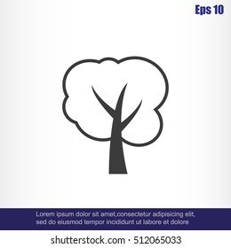 Tree vector icon