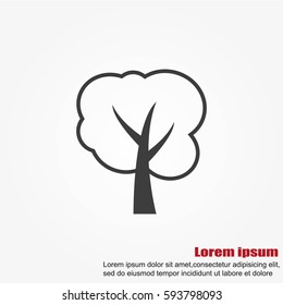 Tree vector icon