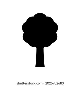 Tree vector icon for apps and web sites