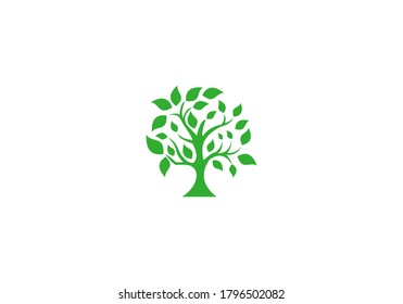 Baum-Vektorsymbol-Design-Illustration