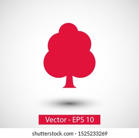 Tree vector icon, Eco concept